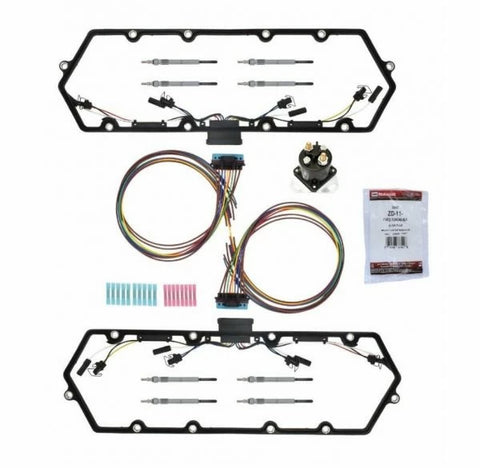 99-03 Powerstroke 7.3 Valve Cover Gasket Kit w Motorcraft Glow Plugs