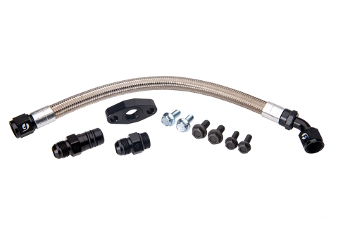 03-18 Cummins Fleece Performance Turbo Drain Tube Kit for S300/S400