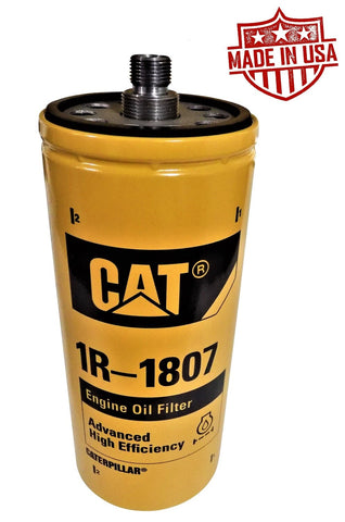 01-16 Duramax CAT Oil Filter Adapter & CAT 1R-1807 Filter