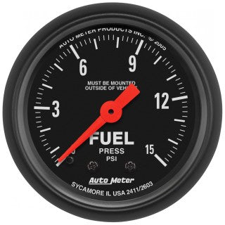Autometer Z Series Fuel Pressure 2-1/16