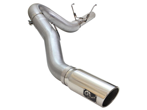 13-18 Cummins aFe Large Bore-HD 5" Filter Back Exhaust Stainless