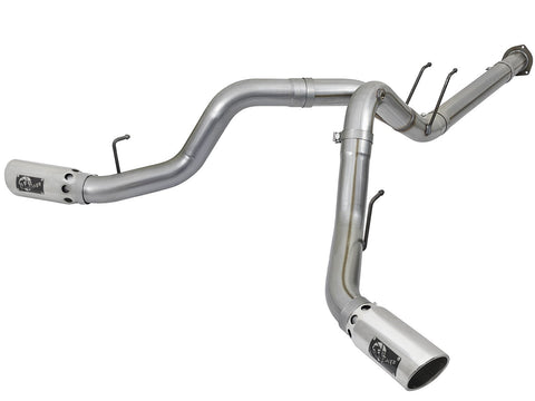 17-20 Powerstroke 6.7 aFe Large Bore-HD 4" Dual Exhaust System