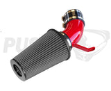 89-91 Cummins 12v Pusher Front Mount Cold Air Intake System Red