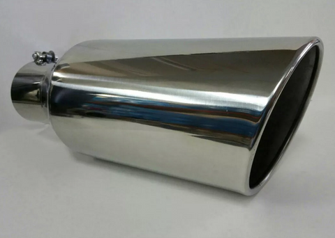 4" to 8" Exhaust Tip 15" long T-304