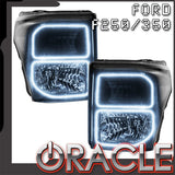 11-16 F250-F350 Oracle Pre-assembled Halo Headlights