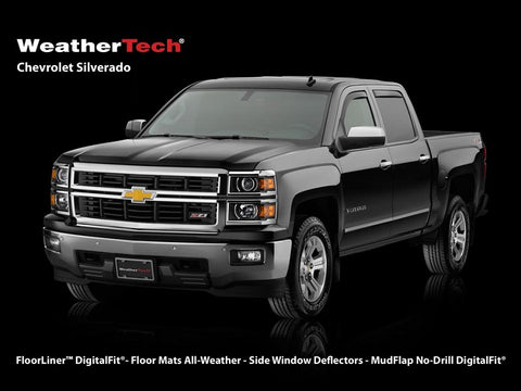 01-18 Chevy & GMC Extended Cab WeatherTech Window Deflectors